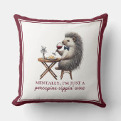 山嵐シピンのワインデコおもしろいールブルゴーニュ クッション (正面)