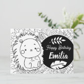 山嵐子供の誕生日フローラ彩色 シーズンカード (スタンド正面)