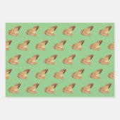 山嵐・カタツムリ・ウッドカエル ラッピングペーパーシート (正面3)