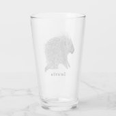 山嵐 タンブラーグラス (裏面)