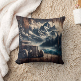 山川景観によるヴィンテージ車 クッション