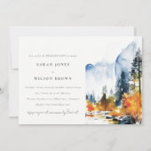 山川紅葉の週末パーティー 招待状 (正面)