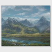 山川草原 ラッピングペーパー (フラット)