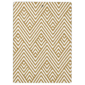 山形のジかわいらしグザグ形のパターン クリップボード (裏面)