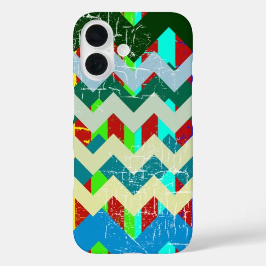 山形のスタイリッシュカラフル Case-Mate iPhoneケース (裏面)