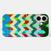 山形のスタイリッシュカラフル Case-Mate iPhoneケース (裏面 (横))