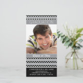 山形の卒業発表（黒） 案内状 (スタンド正面)