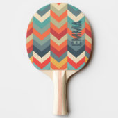 山形の暖色 卓球ラケット (裏面)