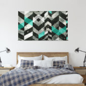 山形の除外II キャンバスプリント (インサイチュ (寝室))