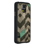 山形の除外II CarvedメープルGalaxy S5スリムケース (右)