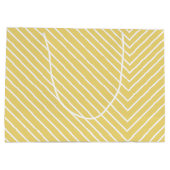 山形の黄色と白 ラージペーパーバッグ (裏面)