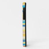 山形ジグカラフルラグストライプパターン Case-Mate iPhoneケース (裏面/左)