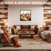 山形パノラ素朴ノラマオン木造 ポスター