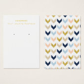 山形モダンイヤリングディスプレイカード (正面&裏面)