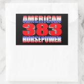 山形383ストーカー 長方形シール (バッグ)