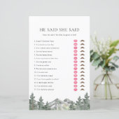 山彼は彼女はブライダルシャワーゲームと言った (スタンド正面)