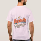 山待ちTシャツ Tシャツ (裏面)
