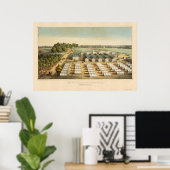 山快適な病院ワシントンDC 1862 ポスター (ホームオフィス)