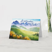 山感謝してい カード (正面)