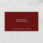 山括弧クリムゾンレッド 名刺 (裏面)