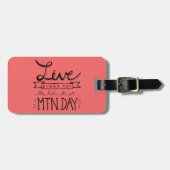 山日の荷物のラベル ラゲッジタグ (正面横)