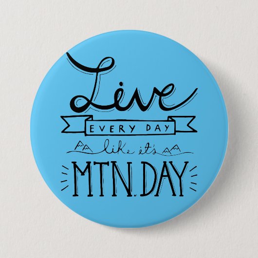 山日ボタン 缶バッジ (正面)