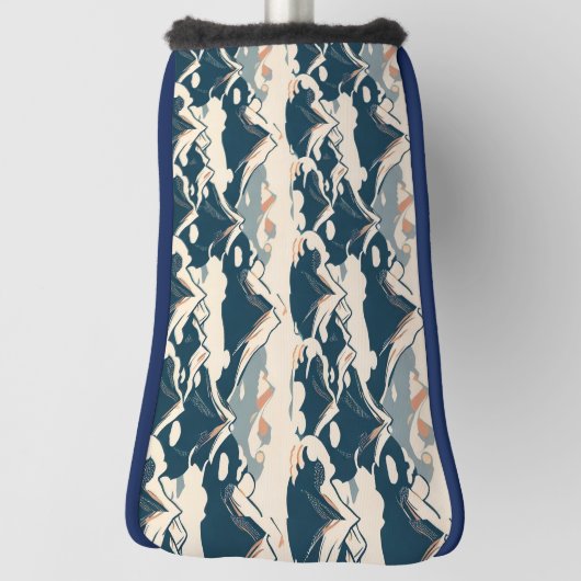 山日本ののシームレスなパターン美学 ゴルフヘッドカバー (回転90)