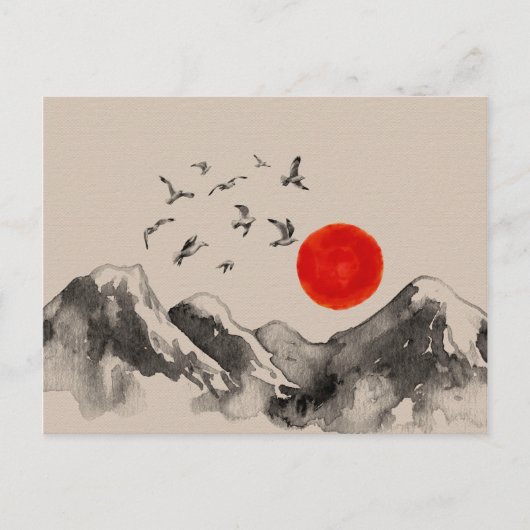 山日本ののセレニティランドスケープ ポストカード (正面)