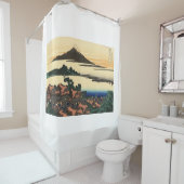 山日本のプリントシャワーカーテン シャワーカーテン (インサイチュ)
