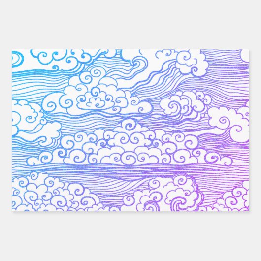 山日本のプリント包装紙シートセット ラッピングペーパーシート (正面3)