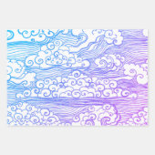 山日本のプリント包装紙シートセット ラッピングペーパーシート (正面3)