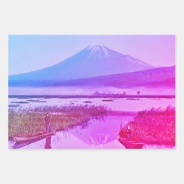 山日本のプリント包装紙シートセット ラッピングペーパーシート