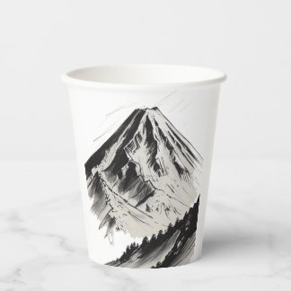山日本の藤 紙コップ