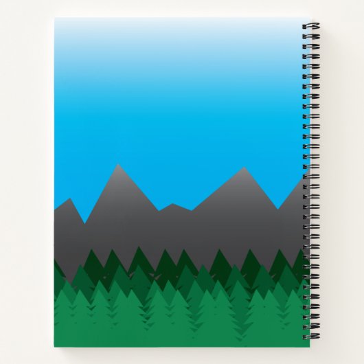 山景手帳 ノートブック (裏面)