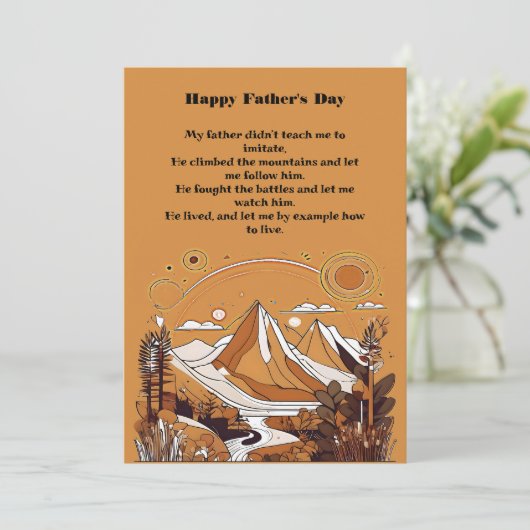 山景林父の日の短い詩 シーズンカード (スタンド正面)