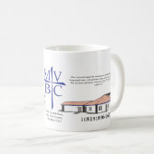 山景色のコーヒー・マグ コーヒーマグカップ (正面右)