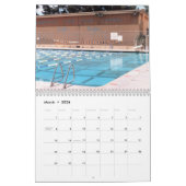 山景色の高等学校のカレンダー カレンダー (3月 2026)