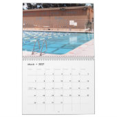 山景色の高等学校のカレンダー カレンダー (3月 2027)