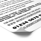 山景色、ハイキングと登山広告 ポスター (角)