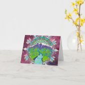 山曼荼羅 カード (黄色い花)