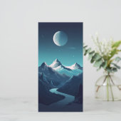 山月デザイン サンキューカード (スタンド正面)