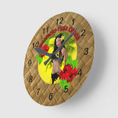 山本カスタムフラ大花ウォールクロック用 ラウンド壁時計 (傾斜)