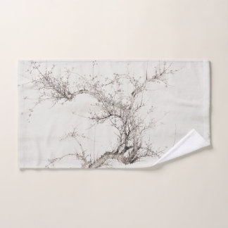 山本梅津冬日本のヴィンテージ絵画ズ バスタオルセット