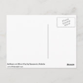 山本、ショコクの帆船と富士山 ポストカード (裏面)