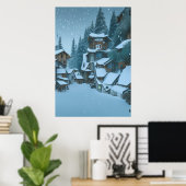 山村 | AIアートポスター ポスター (ホームオフィス)