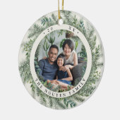 山松パーソナライズされた写真 セラミックオーナメント (左)