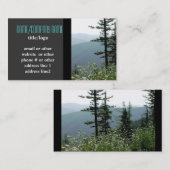 山松ビジネスカード写真 名刺 (正面/裏面)