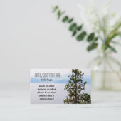 山松ビジネスカード写真 名刺 (スタンド正面)