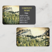 山松木自然写真アーカスタムト 名刺 (正面/裏面)