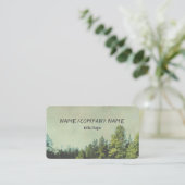 山松木自然写真 名刺 (スタンド正面)